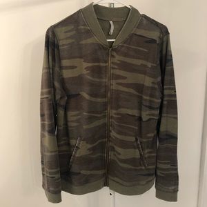 ZSupply Camo Zip Sweatshirt